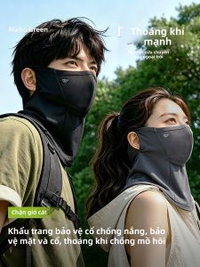 WANBAOLV | Khẩu Trang Mũi Che Cổ Chống UV Làm Mát