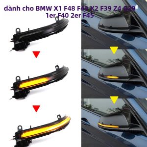 Đèn Xi Nhan Gương Chiếu Hậu LED Động 2x Cho BMW X1 F48 F49 X2 F40 F45 F46 Xi Nhan Tuần Tự 12V 8W Độ Sáng Cao