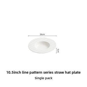 YOGEHOME | Elegant Salad & Pasta Serving Dish with Wide Rim and Deep Design