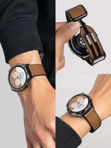 YOURSTAR | Crazy Horse Leather Magnetic Huawei Watch Strap