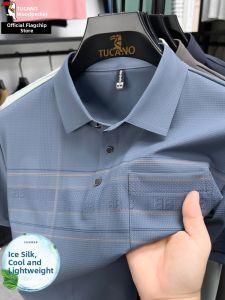 TUCANO | Seamless Breathable Quick-Dry Fathers Polo Shirts