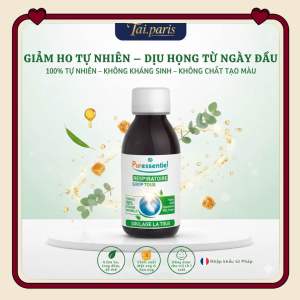 Xi rô ho Puressentiel Respiratory Cough Syrup 125m cho trẻ trên 7 tuổi