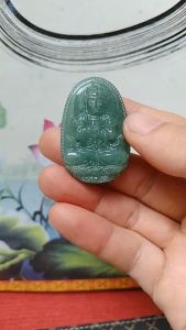 Mặt Phật Thiên Thủ Thiên Nhãn thach anh xanh