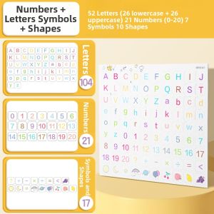 deli | Pinyin Chinese Teaching Letter Magnetic Sticker Black & White Board Wall Sticker