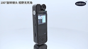 Mini Body Camera 1080P 2K HD Sports CameraRotatable Night Vision Digital Video Recorder 1.3inch Bodycam Police Camera