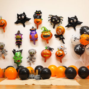 17 inch halloween Spider bat web balloon wedding decoration balloon children birthday decoration aluminum film balloon