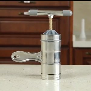 Khuôn Máy Ép Làm Bún Tươi Mỳ Sợi Mì Nui Mini 5 Đầu Cắt Inox Cho Nhà Bếp Gia Đình