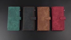 PU Leather Phone Case for IPhone 17Air 17 Pro Max 16 Pro Max 16e 15 14 13 12 11 Pro Max Plus Flip Wallet Style Phone Cover