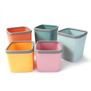 XIYUYANGGUANG | Mini Ins Style Cute Home Round Trash Bin