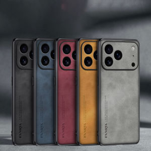 เคสโทรศัพท์หนังแกะ PU หรูหรา EUCAGR สำหรับ iPhone 17Air 17Pro Max 17 Pro ป้องกันพร้อมขาตั้ง ฝาหลังสำหรับ iPhone17Pro Max