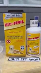 BIO-FINIL - ( 100ml ) - XỊT VE RẬN BỌ CHÉT...CHO CHÓ MÈO - HÀNG CHÍNH HÃNG BIO-PHARMACHEMIE