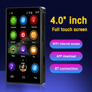 TANG STORE 2023 New WiFi MP3 MP4 Player Bluetooth Full Touch Screen HiFi Sound Music Player with FM Recorder Ebook Clock Browser