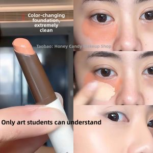 Long-Lasting No-Cake Formula Sweet Mint Hello Ya Hydrating Concealer Pen Orange Clay Orange Eye Concealer for Dark Circles Tear Groove Green