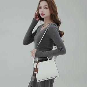 2025 Autumn Winter Genuine Leather Womens Bag Fashion Single Shoulder Handbag Large Capacity Crossbody Tote Versatile Bag