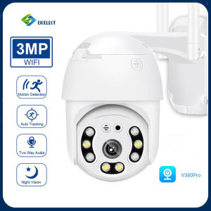 NICELECT Original cctv camera with voice connect to cellphone cctv wifi wireless indoor outdoor set cctv camera outdoor with night vision 360 mini camera connect to phone hidden camera mini vlogging camera 4k computer ip camera v380 pro 1080p