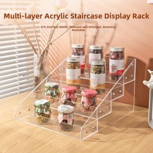 ZUOLEJIA | Large Multi-level Transparent Display Shelf 3 Layers