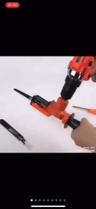 [Ảnh thật] [Rẻ vô địch] Bộ chuyển máy khoan thành máy cưa kiếm và cưa sọc (TẶNG 2 LƯỠI )