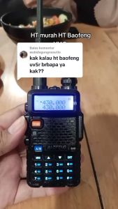 ( Free Bubblewrap ) HT UV5R Bofeng Handy Talkie - HT Handy Talky Walkie Talkie UV5R Radio Komunikasi by CENTRAL CUAN