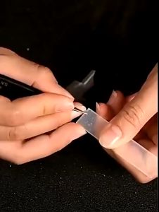 LP I Red Double Sided Roll & Pad Acrylic Transparent Adhesive Glue Tape Super Double Sided Adhesive / Acrylic Plate for Nail Art