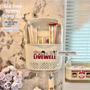 Wall-Mounted Chopstick Storage Box