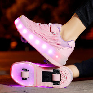 LIWAN | Glowing 8-Wheel Childrens Roller Skates