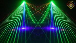 Đèn Nấm Moving 10 Mắt Viền LED Cảm Biến Nhạc Sử Dụng Cho Phòng Bay Karaoke