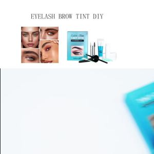 ibcccndc | Brown Black Eyebrow Tint Kit Semi Permanent Eyebrow Dye Cream Gel Easy Coloring Eyebrow Enhancer for Eyebrow Eyelash Beauty Make