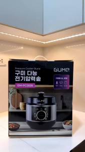 Nồi Áp Suất Điện Đa Năng GUME GM‑PC2838 6L – Công Suất 1000W Dung Tích 6L Lòng Nồi Inox 18/10 Cao Cấp Van Xả An Toàn Bảo Hành 12 Tháng