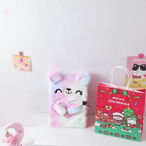 Sổ Tay Có Khóa Hình Gấu Dễ Thương Màu Sắc Ngẫu Nhiên Dùng Để Viết Vẽ Dành Cho Học Sinh & Nữ Sinh Nhật Ký Bí Mật Quà Tặng Cho Trường Học