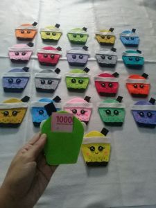 Amplop lebaran Idul fitri Amplop boba viral trend masakini /bisa untuk dijadikan gantungan kunci