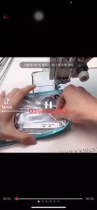 Cử vén cổ áo may nẹp