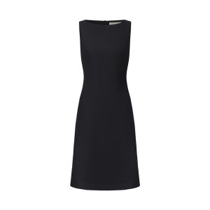 LadyS Elite | Slimming Womens Autumn Grey Classic Wool Dress