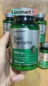 Viên uống hỗ trợ đường tiết niệu và tuyến tiền liệt Saw Palmetto Horbaach hũ 120 viên [Hàng Mỹ]