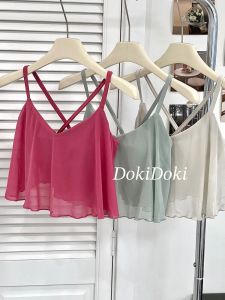 Breathable Mesh Sports Bra & Yoga Vest Cross Back Tank Top: Ultimate Summer Running Sportswear