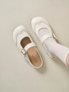 Josiny | Brogue Soft Sole Womens Slippers Round Toe