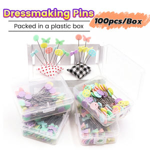 C.N. 100pcs/Box Dressmaker Sewing Pins Fixed Pin Embroidery Patchwork Tools For Sewing And DIY
