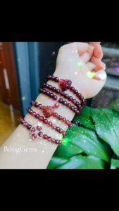 vòng tay nữ dáng chuỗi đá thạch anh tóc đỏ tự nhiên mix hồ ly chúa tóc đỏ vip charm trái tim tóc đỏ bọc bạc vòng tay đá phong thủy hợp mệnh thổ mệnh hỏa trang sức thiết kế đủ hóa đơn thẻ bảo hành