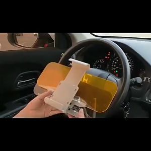 แว่นตาขยายกระจกรถยนต์ป้องกันแสงสะท้อน 2 In 1 Day And Night [2-in-1 Day Sunscreen] หมวกกันน็อกสำหรับการขับขี่นี้ประกอบด้วยเลนส์ 2 ชนิดแว่นตากัน