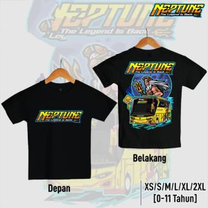 KAOS ANAK JET BUS  TELOLET SERIES TUAN MUDA KIDS PANDA BLACK PINK GRATIS STICKER