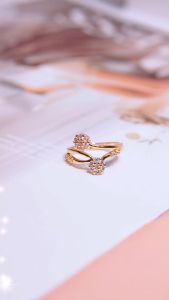 La Vienne -  Alice  - Cincin Titanium Perhiasan Wanita Anti Karat - Perhiasan Perempuan Mewah Elegan