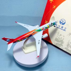 Mô Hình Trưng Bày Máy Bay Airbus A350 Hãng Hàng Không Sichuan Airlines _ Hợp Kim Cao Cấp