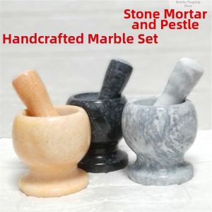 ZHANGRONGTU | Marble and Jade Garlic Mortar