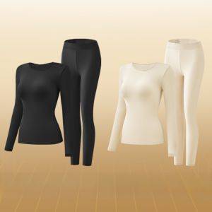 Miiow | MiiOW Cat Lady Hyaluronic Acid Skin Beauty Clothes Womens Warm Underwear Base Layer Autumn Winter Thermal Wear Base Shirt Pants