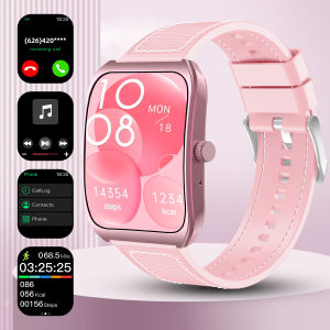 2025 NEW Smart Watch 1.85Curved Screen BT5.4 Wireless Call Music Control Heart Rate/Sleep Monitoring  Remote Camera for Men