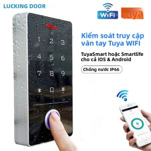 Bàn Phím Điều Khiển Truy Cập WiFi Chống Nước Ứng Dụng Tuya Hệ Thống Khóa Cửa Thông Minh An Ninh Gia Đình RFID Với Hệ Thống Điều Khiển Điện Kỹ Thuật Số Bằng Vân Tay