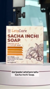 LetsCare Sacha Inchi Soap Original HQ - Sabun Herba Semula Jadi Sesuai Semua Umur