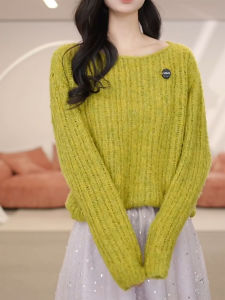 QINGNAER | Elegant Lazy Style Soft and Cozy Big Size Knit Sweater