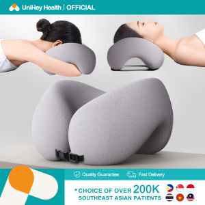 【UniHey】Massage Pillow with Hole SPA Pillow Beauty Salon Face Down Massage Pillow Pad Memory Foam