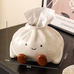 Aesthetic Creamy Style Tissue Box Decoration