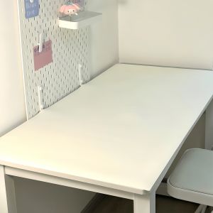 White Tablecloth Waterproof Oil-Proof Simple Tablecloth Ing Style Desk Cream Style Rectangular Photo PVC Eight-Immortal Table Customization